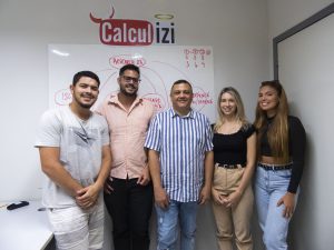 Ordem: Enzo Rangel, Matheus Tenório, Josinaldo Menezes, Ramylla Barbalho e Sara Rodrigues. Foto: Camila Pinto